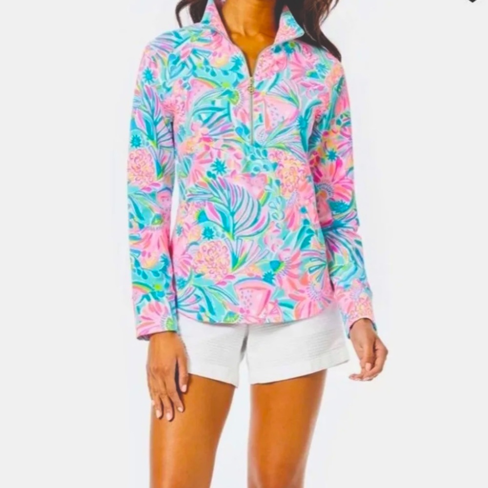 NWT HTF Tropical Punch SPF 50+ Popover Womens XS